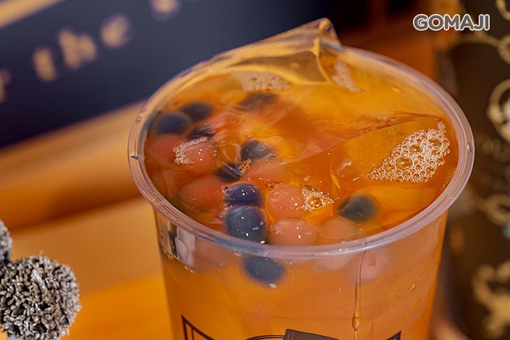 初芽綠茶＋花瓣混珠凍