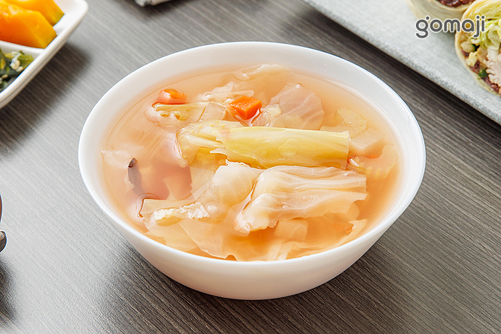 蔬菜湯捲餅餐 