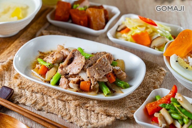 豬肉+蔬食套餐