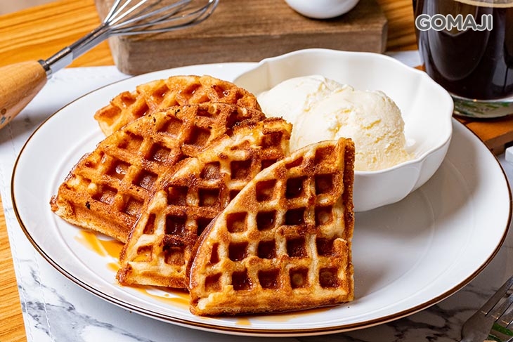 香草冰淇淋鬆餅