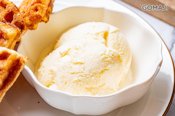 香草冰淇淋鬆餅