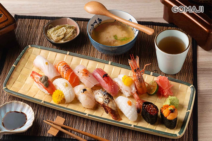 E.上乘壽司12貫套餐