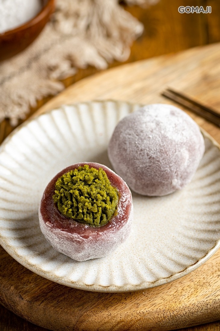 季節限定紫米綠葡萄麻糬一盒(八入)