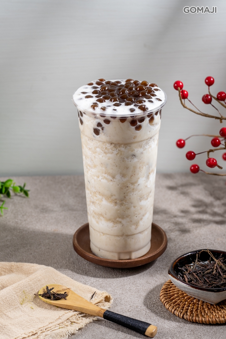 珍珠綠豆沙牛奶