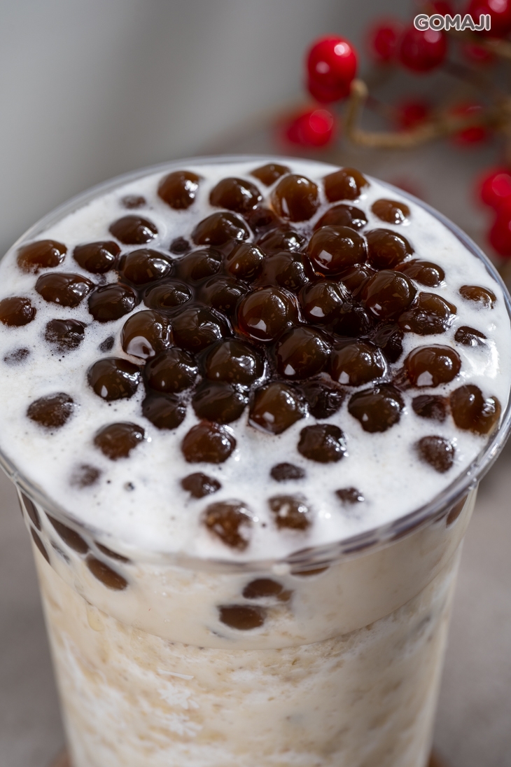 珍珠綠豆沙牛奶