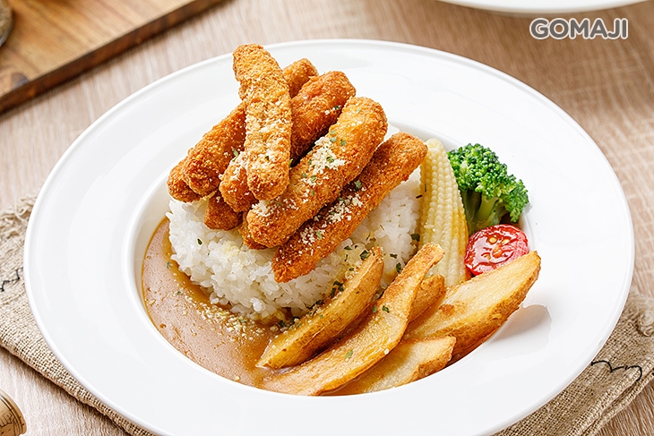 雞酥棒咖哩飯