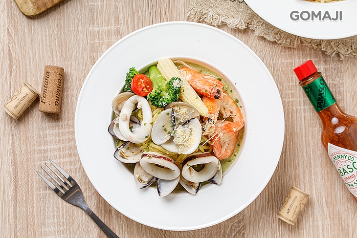 加勒比海鮮義大利麵