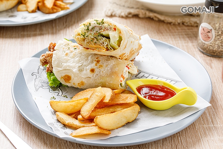 塔塔酥脆雞腿捲餅