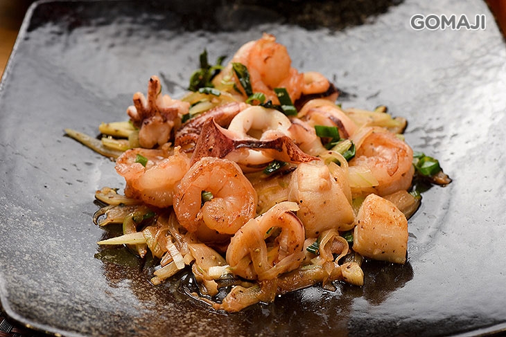 海鮮拼盤一份(蝦仁+干貝+透抽)