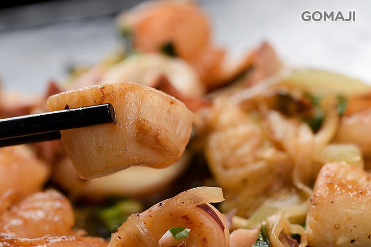 海鮮拼盤一份(蝦仁+干貝+透抽)