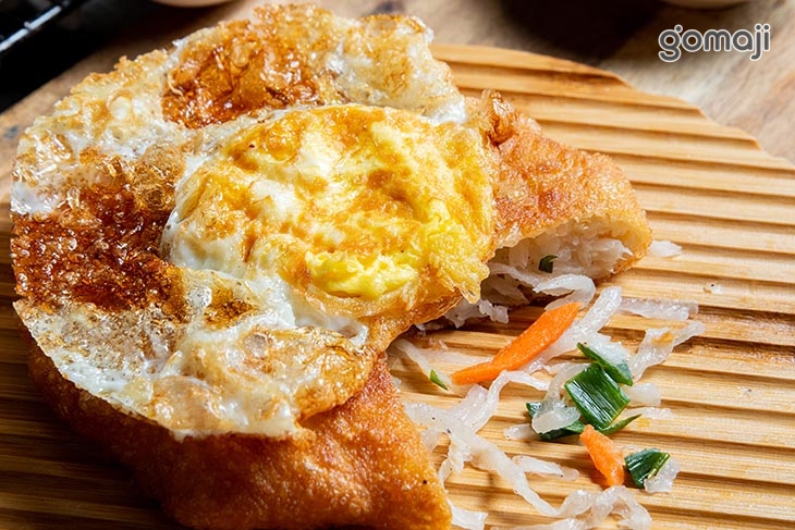  蘿蔔絲餅＋蛋