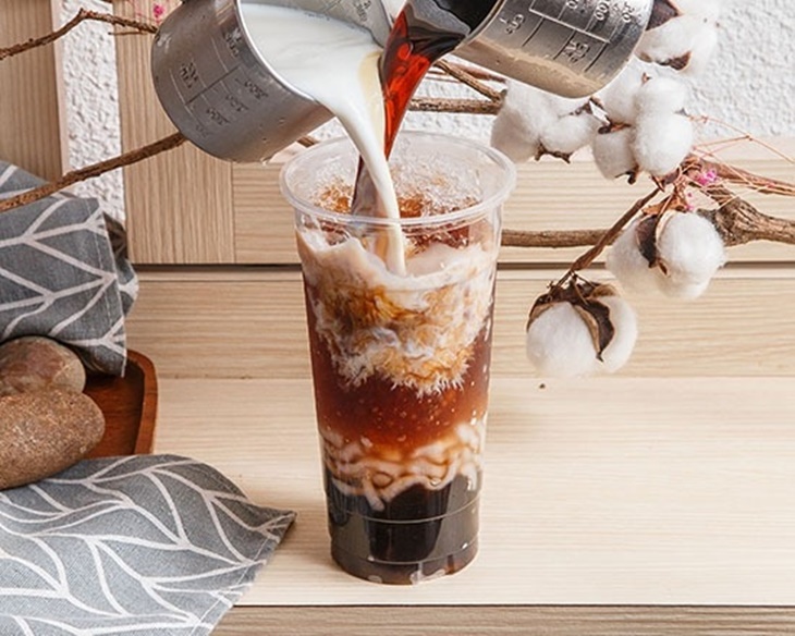 滿溢本舖 手炒黑糖鮮奶茶