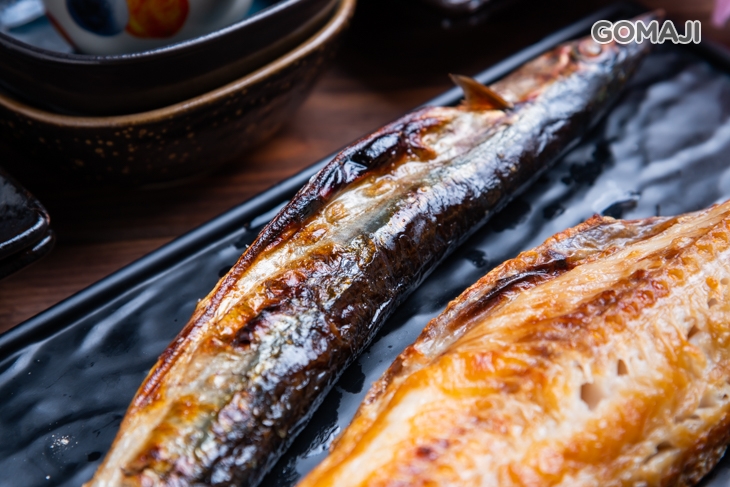 秋刀魚、特選鯖魚、特選花魚