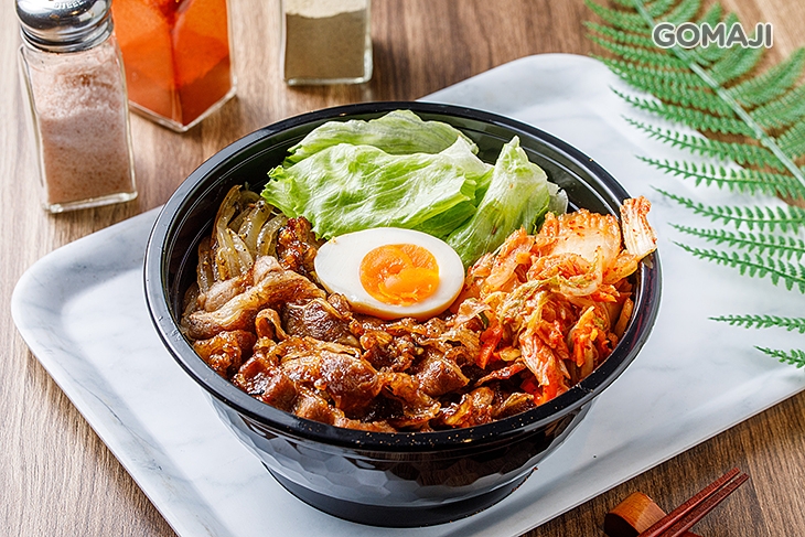 A.外帶風味丼 〈牛五花丼/牛五花泡菜丼/豬五花丼/豬五花泡菜丼/炸雞排丼飯 五選一〉