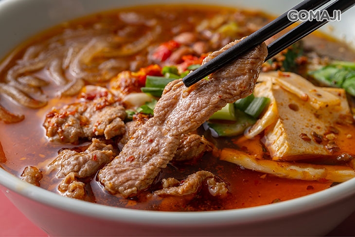 黑豬梅花肉火鍋麵 