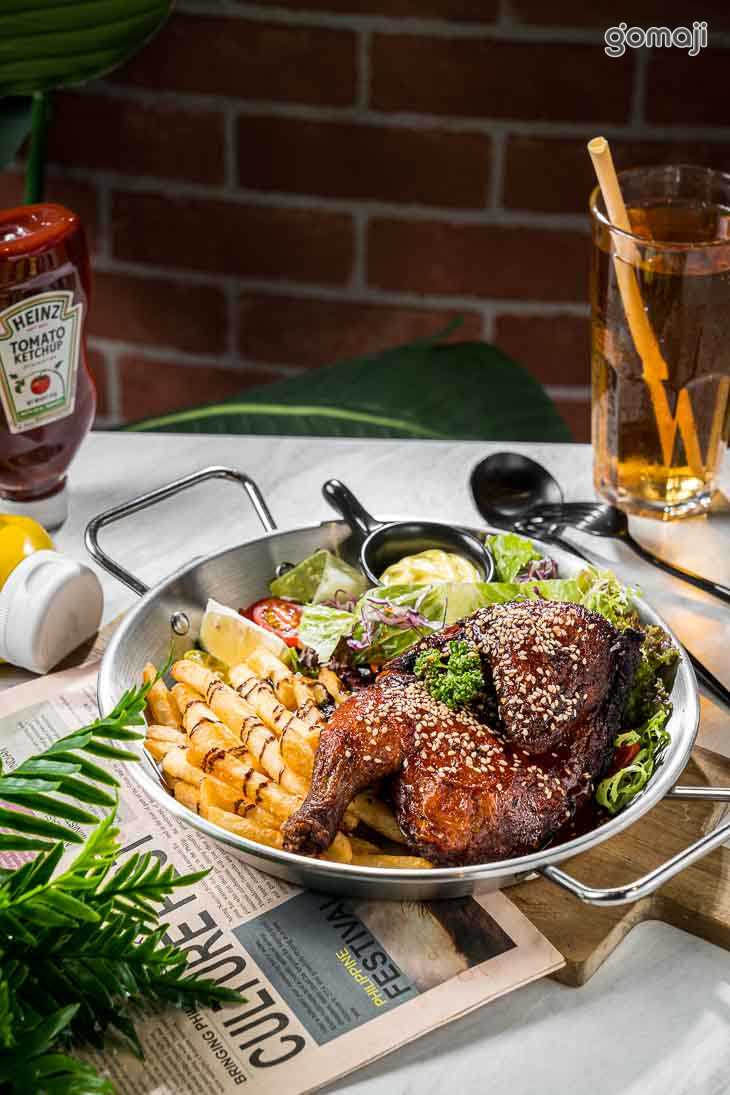 韓式甜燒辣醬火烤春雞