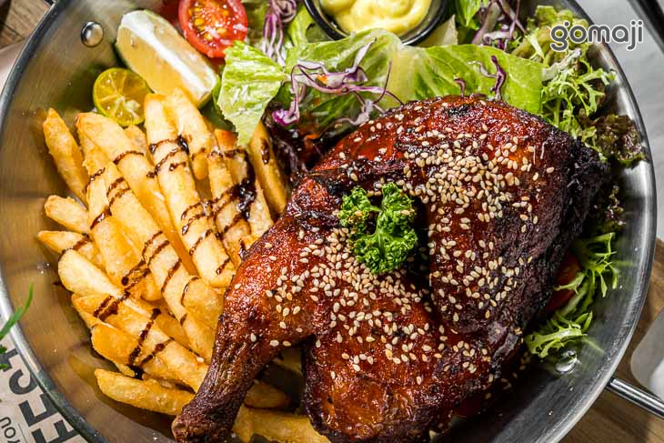 韓式甜燒辣醬火烤春雞