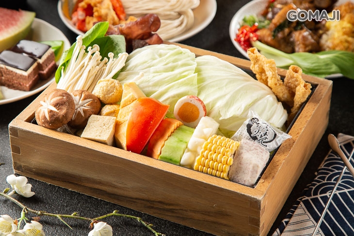 套餐自助食材區