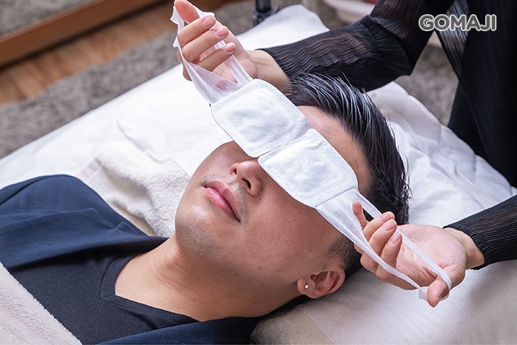 眼部熱敷放鬆 