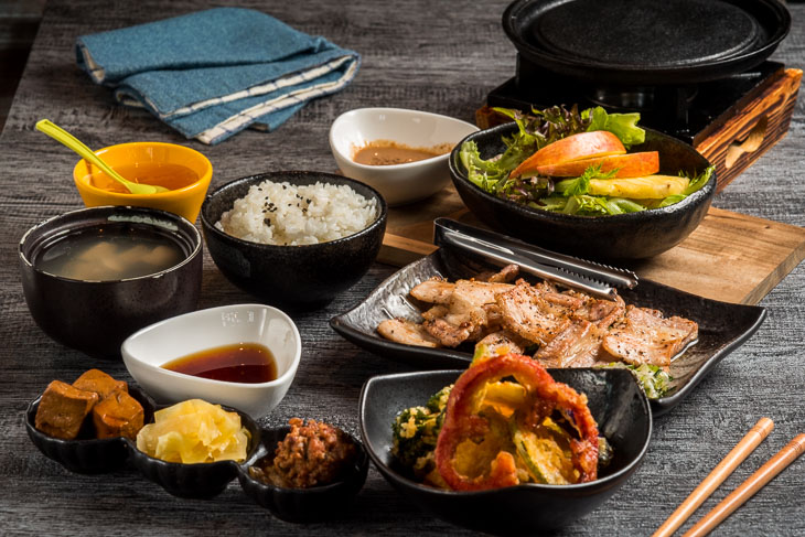 板燒『究好豬』五花豬排定食