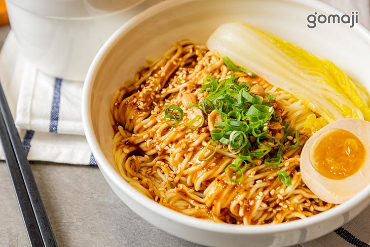 四川擔麻拌麵(附老火雞湯)