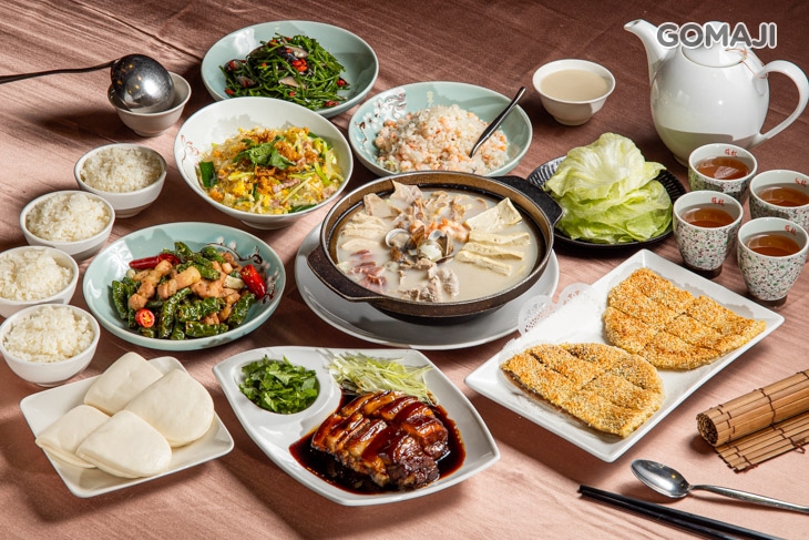B . 美食家必造訪 ▎飄香經典中菜四人餐
