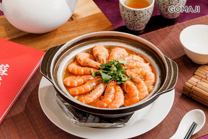 蒜蓉鮮蝦粉絲煲