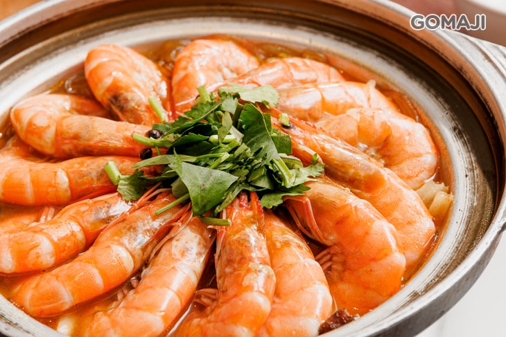 蒜蓉鮮蝦粉絲煲