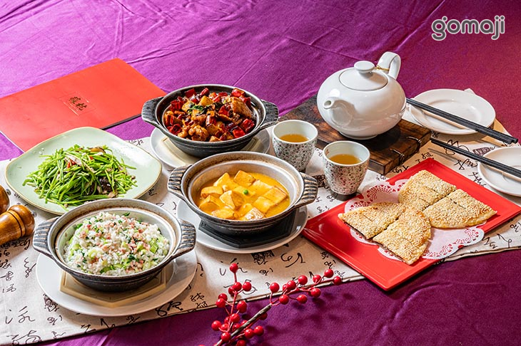 A.美食家必造訪-飄香中菜雙人餐