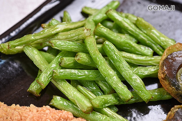 四季豆/炸皮蛋/六島雞排