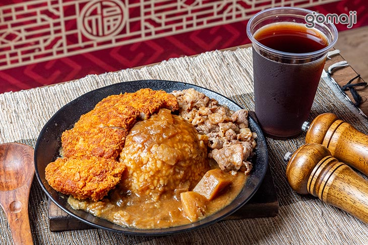 隱藏版3.雙主餐咖哩飯(微辣)