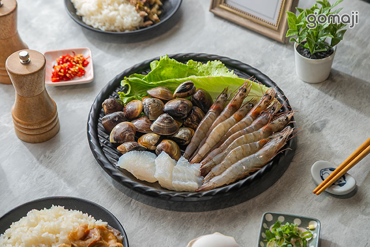 蛤蜊/白蝦/巴沙魚