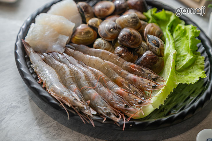 蛤蜊/白蝦/巴沙魚