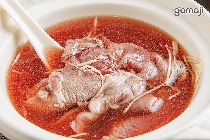 鮮沖溫體酒糟牛肉湯