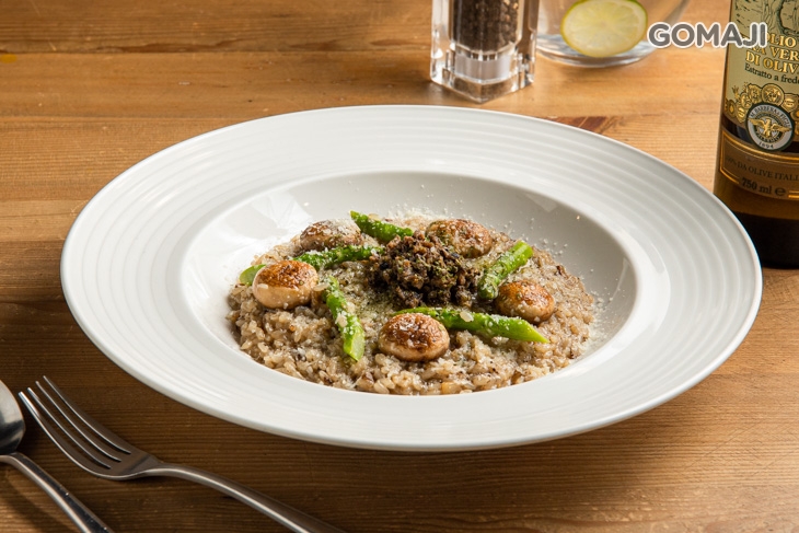 奶油黑松露蘆筍燉飯