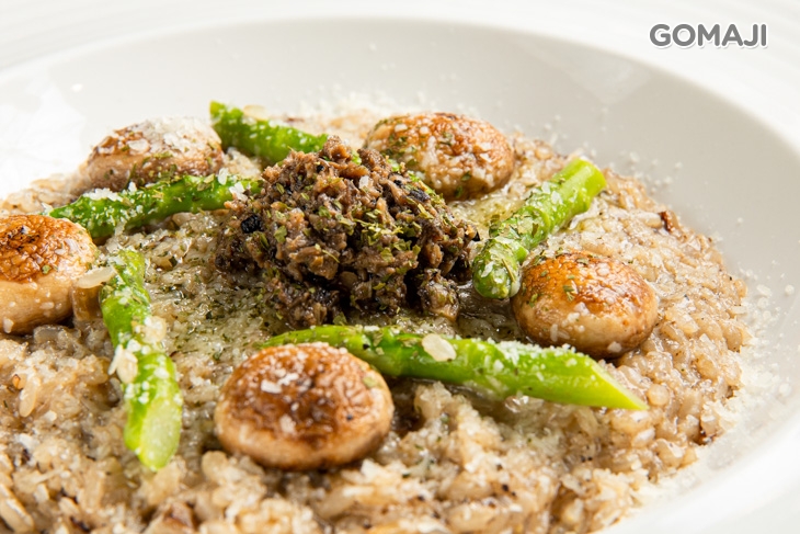 奶油黑松露蘆筍燉飯