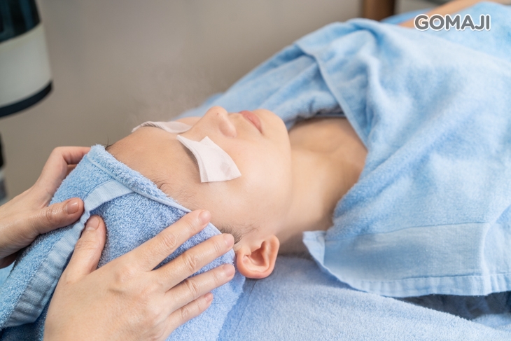 蒸氣打開毛細孔