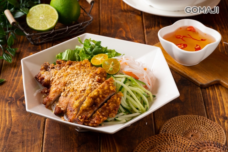 香茅豬肉乾拌米線