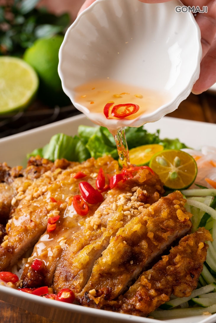 香茅豬肉乾拌米線