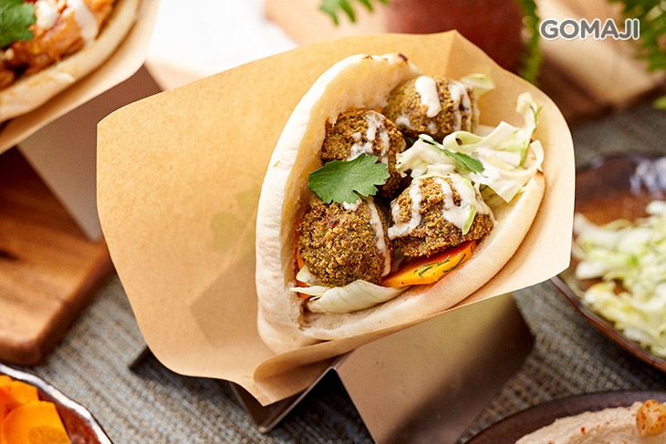 炸鷹嘴豆球中東口袋餅