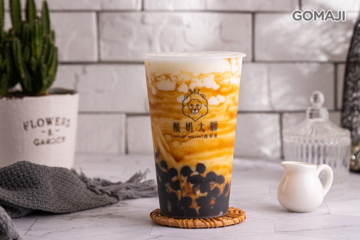 黑糖波波酸奶
