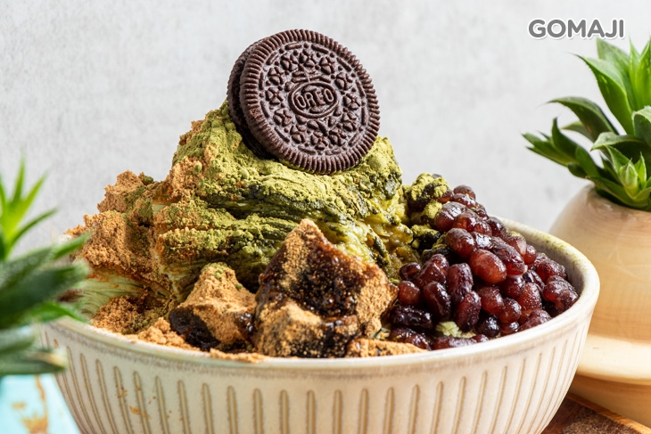 日式黑糖蕨餅 抹茶雪花