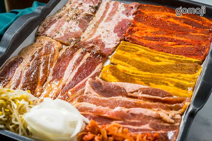 五色烤豬五花盤