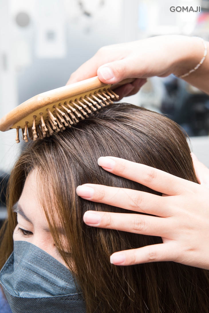 第二-木梳按摩乳化代謝角質