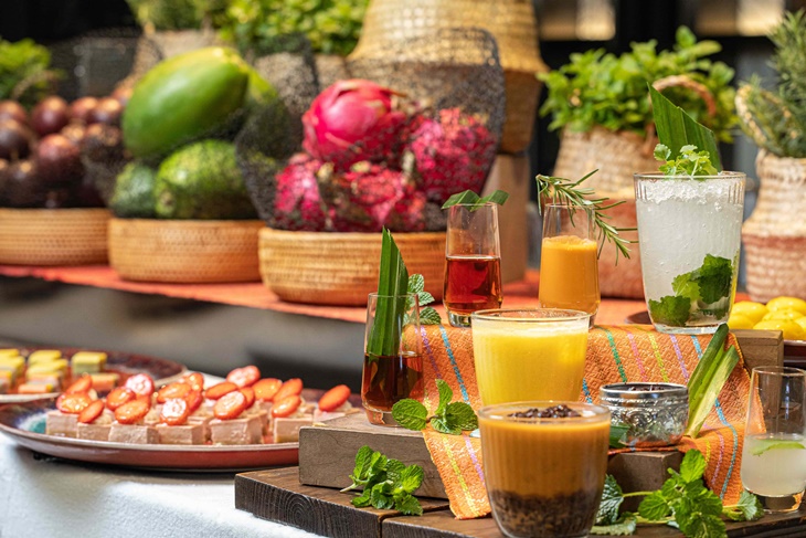 泰市場_晶華餐飲團隊全新打造五款泰式特色調飲,讓用餐體驗更加豐富。