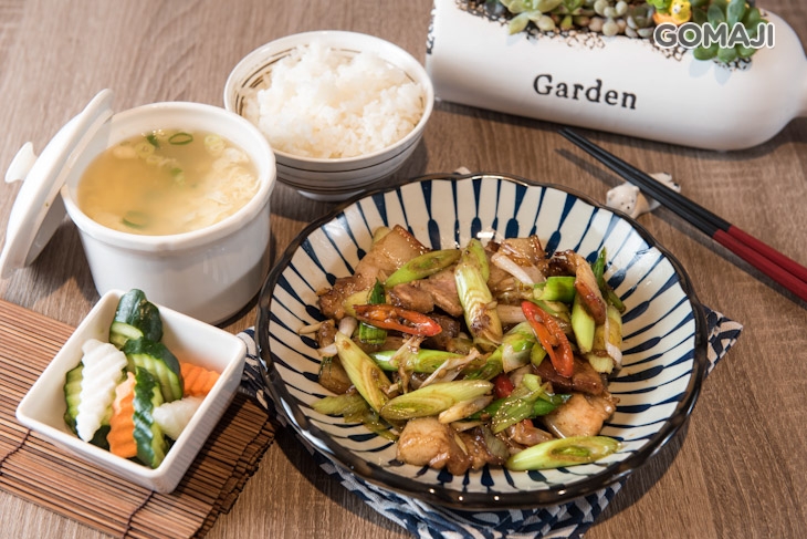 甘香回鍋肉套餐(加價附餐鮮奶茶)