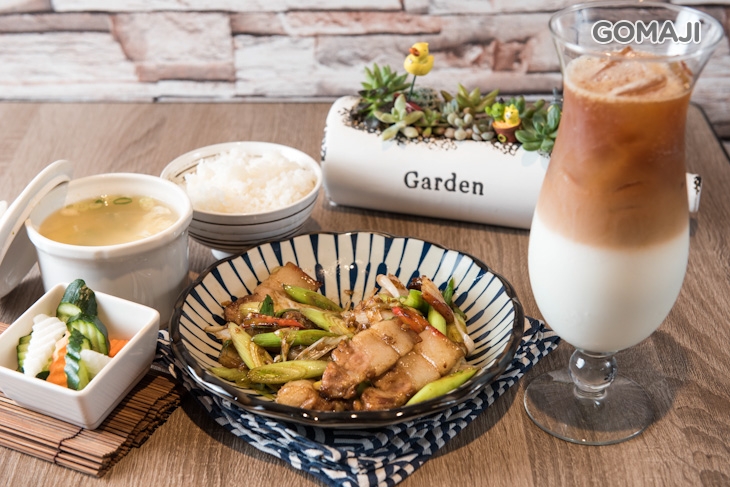 甘香回鍋肉套餐(加價附餐鮮奶茶)