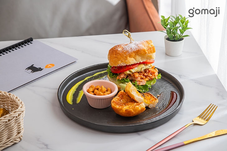 軟法式麵包-燻雞起司