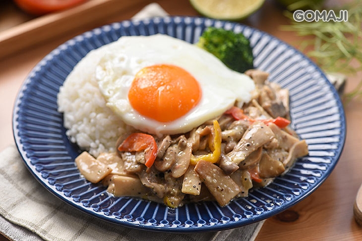 起士野菇拌飯