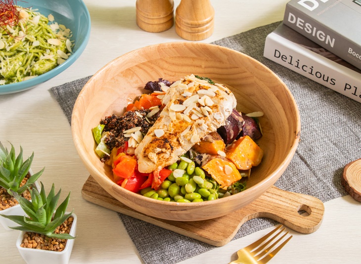 胡麻舒肥雞肉沙拉